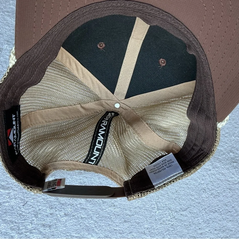 Paramount outdoor Embroidered Duck Brown Trucker Hat